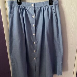 Button Down Skirt